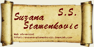 Suzana Stamenković vizit kartica